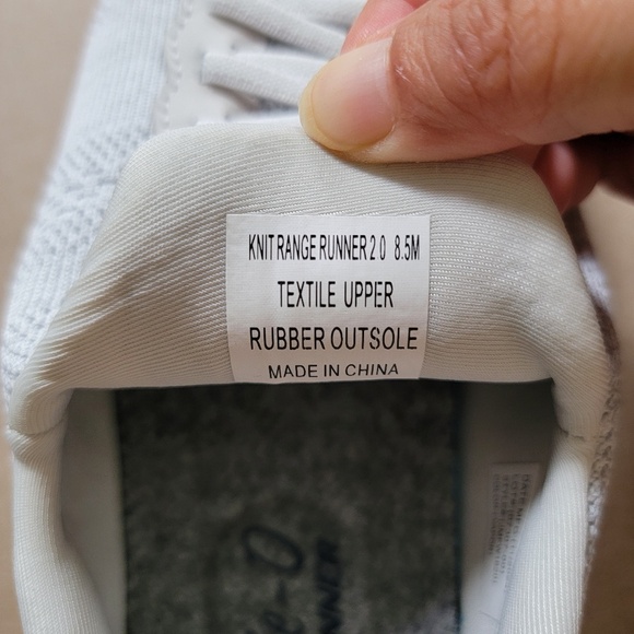 Johnnie-O X Onward Reserve Range Runner Sneakers White Men’s 8.5 – New (No Box) - Picture 5 of 5